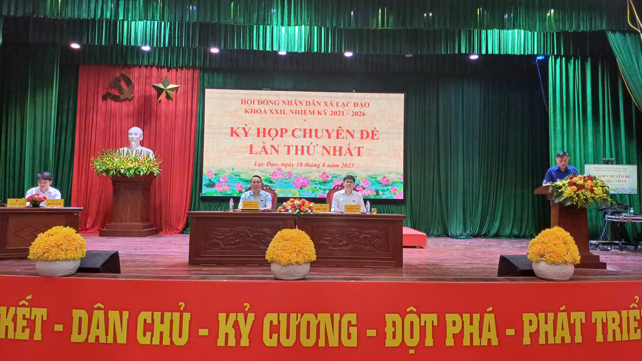Đại hội Đại biểu Mặt trận Tổ quốc Việt Nam xã Lạc Đao lần thứ I, nhiệm kỳ 2025 - 2030