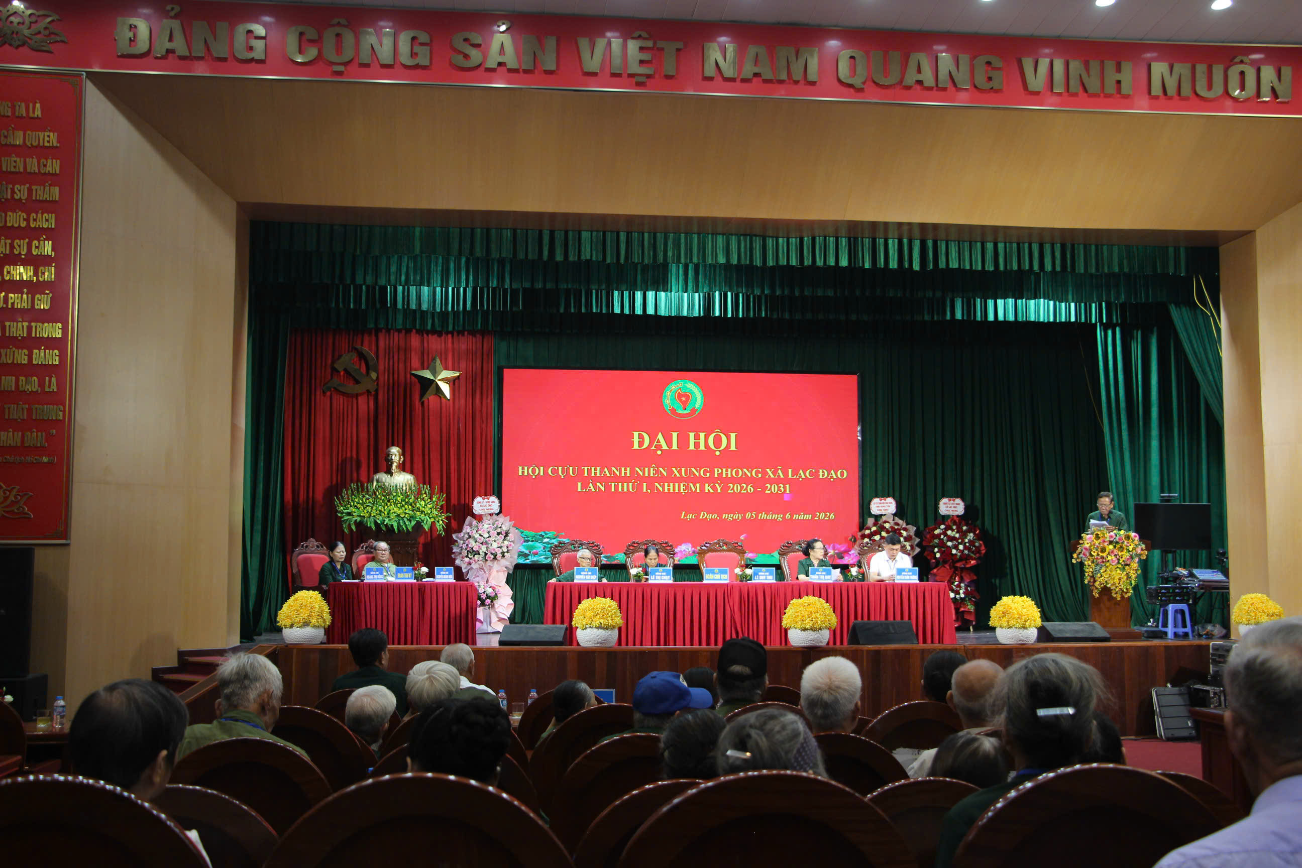 Đại hội Hội cựu Thanh niên xung phong xã Lạc Đạo  lần thứ I, nhiệm kỳ 2026 - 2031