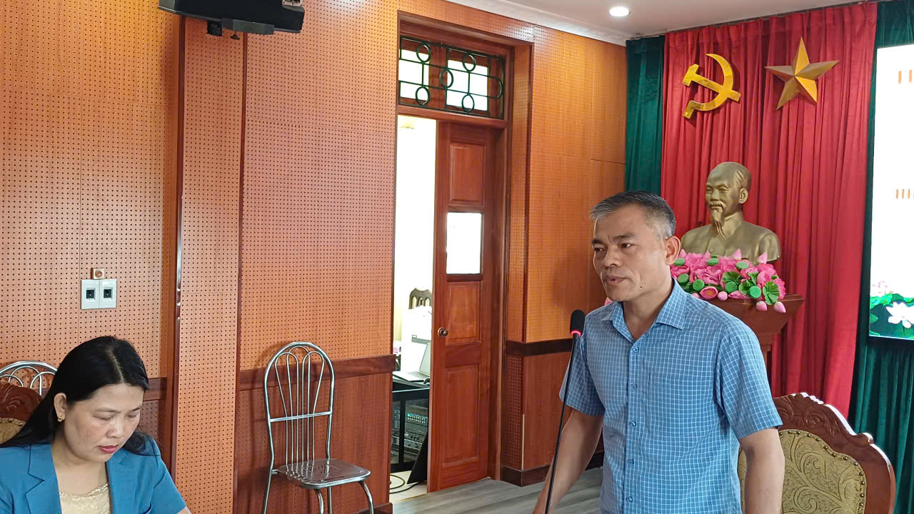 Hội nghị Hiệp đồng thực hiện lấy mẫu hài cốt Liệt sỹ giám định ADN tại nghĩa trang liệt sỹ  Văn Lâm xã Lạc Đạo