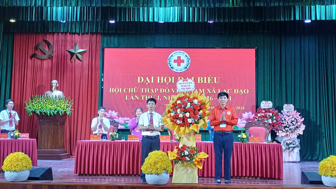 Đại hội đại biểu Hội chữ thập đỏ Việt Nam xã Lạc Đạo  lần thứ I, nhiệm kỳ 2026 - 2031