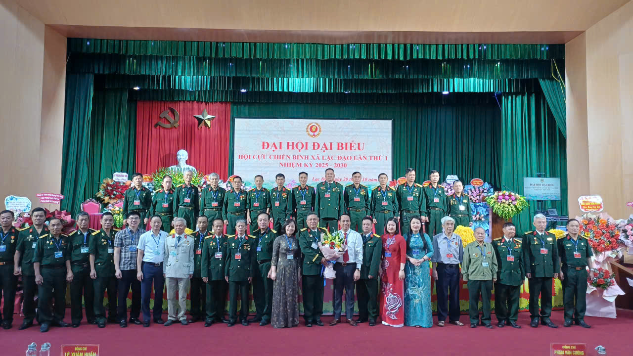 Đại hội đại biểu Hội Cựu chiến binh xã Lạc Đạo lần thứ I, nhiệm kỳ 2025 -2030